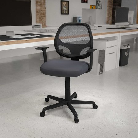 Flash Furniture Mesh Task Chair, Gray LF-118P-T-GY-GG